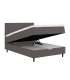 Kontinentaalvoodi LAARA 140x200cm, grafiit, 141x208xH119cm