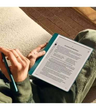 Ebook New Kindle Scribe - 2024 release 10.2" glare-free 64GB Wi-Fi (Without Lockscreen Ads) with Premium Pen Jade