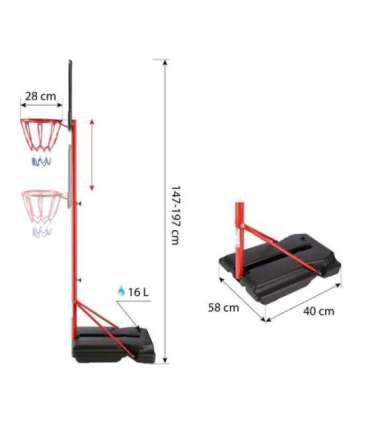 ZDK881A  BASKETBALL HOOP NILS