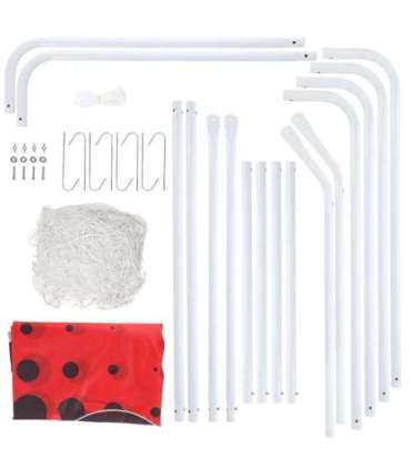 BR240P 2in1 SOCCER GOAL WITH NET AND TARGET PANEL NILS