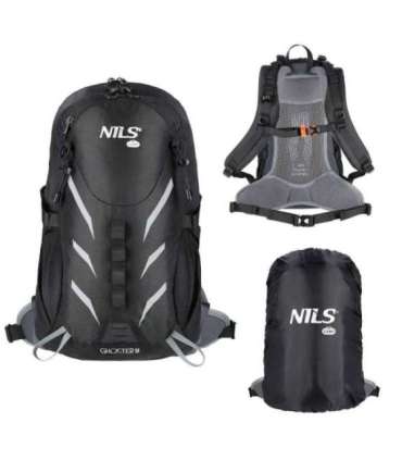 NC1942 BACKPACK TOURIST BLACK GHOSTER 20L NILS CAMP