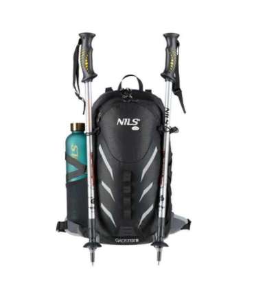 NC1942 BACKPACK TOURIST BLACK GHOSTER 20L NILS CAMP
