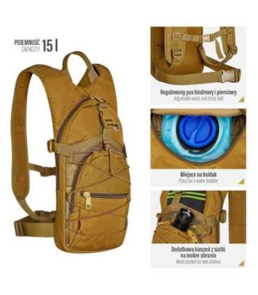 NC1732 BEIGE BACKPACK NILS CAMP