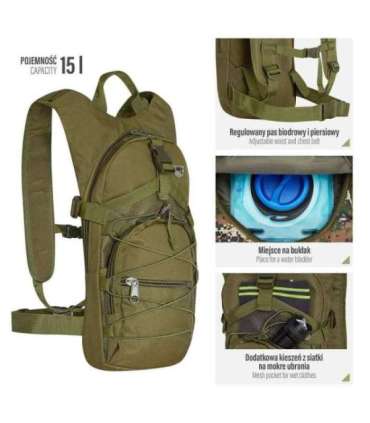 NC1732 GREEN BACKPACK CRAB NILS CAMP