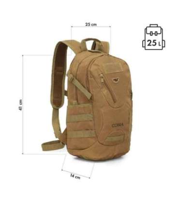 NC3905 taktikaline seljakott COBRA SAND 25L NILS CAMP