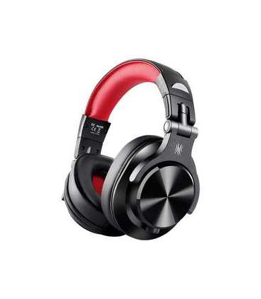 Oneodio A71 Wired Headphones (Black and Red)
