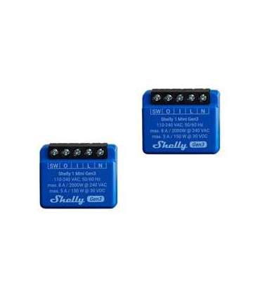 Set of 2 Shelly 1 Mini Gen3 Controllers