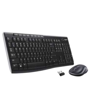 Logitech Keyboard MK270 black US/Int Layout