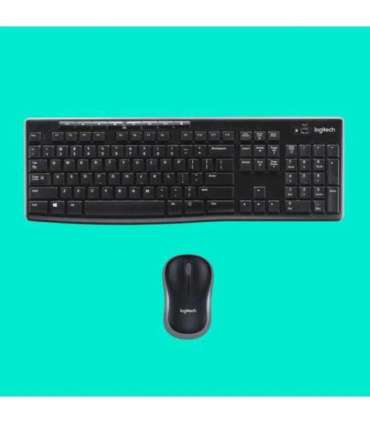 Logitech Keyboard MK270 black US/Int Layout
