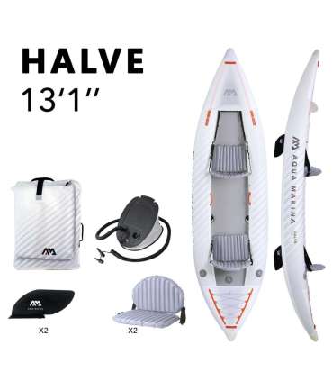 Two-seat inflatable kayak Aqua Marina Halve 398x98 cm HA-398