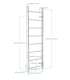 Wooden Swedish Ladder RESTPRO® WOOD 230x65 cm