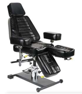Cosmetology, pedicure, and tattoo chair TGC2 Black