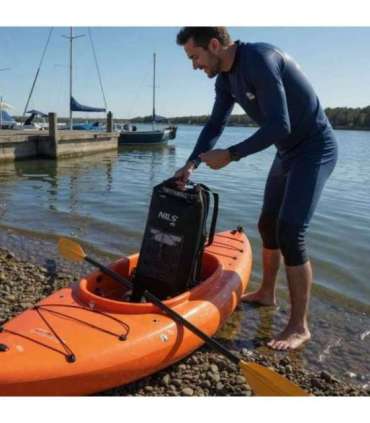 NC17108 WATERPROOF BACKPACK 25L BLACK NILS CAMP