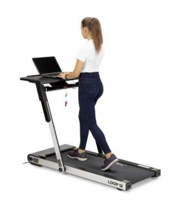 ЭЛЕКТРИЧЕСКАЯ БЕЖЕВАЯ ДОРОЖКА LOOP12 MULTI СЕРЫЙ С ТАБЛИЦЕЙ HMS