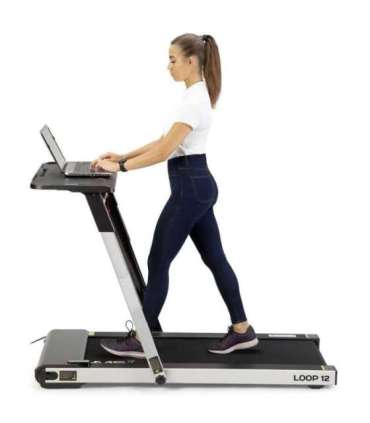 ЭЛЕКТРИЧЕСКАЯ БЕЖЕВАЯ ДОРОЖКА LOOP12 MULTI СЕРЫЙ С ТАБЛИЦЕЙ HMS