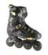 NA20002 BLACK-GOLD SIZE 39 SLALOM IN-LINE SKATES NILS EXTREME