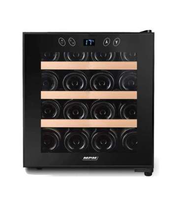 MPM MPM-48-CW-48 Thermoelectric beverage cooler Freestanding Black 16 bottle(s)