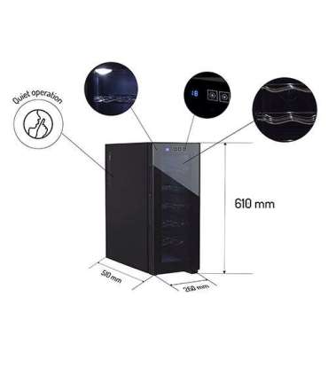 Adler AD 8083 Beverage/wine larder Black