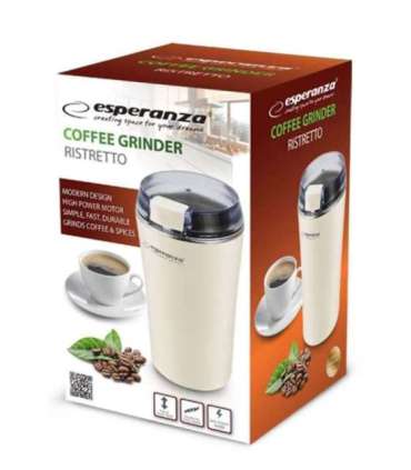 Esperanza EKC008W Coffee Grinder White 160 W