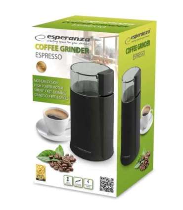Esperanza EKC001K Coffee grinder Black 160 W