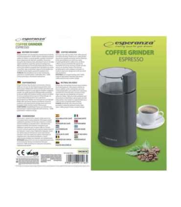 Esperanza EKC001K Coffee grinder Black 160 W