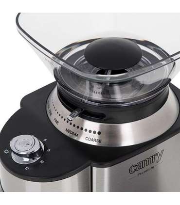 Camry CR 4443 coffee grinder Burr grinder Black,Silver