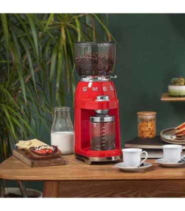 Smeg 50's Style Coffee Grinder CGF11RDEU Red