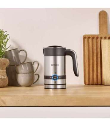 Severin SM 3584 milk frother/warmer Automatic Black, Stainless steel