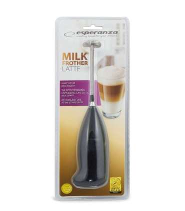 Esperanza EKF001K Manual milk frother, latte, Black