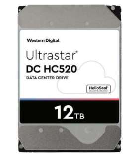 Western Digital Ultrastar DC HC520 12TB internal hard drive 7200 RPM 256 MB 3.5" Serial ATA III