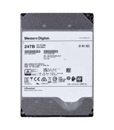 Western Digital Ultrastar DC HC580 3.5" 24 TB Serial ATA