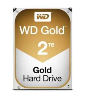 Western Digital Gold internal hard drive 2 TB 7200 RPM 128 MB 3.5" Serial ATA III