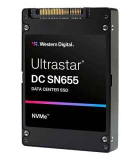 Western Digital Ultrastar DC SN655 15.3 TB U.3 PCI Express 4.0 NVMe TLC 3D NAND SE (0TS2460)