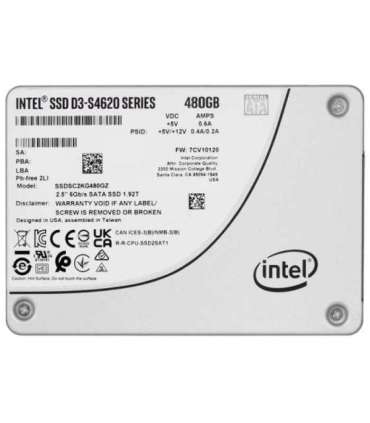 SSD Solidigm (Intel) S4620 480GB SATA 2.5" SSDSC2KG480GZ01 (DWPD up to 5)
