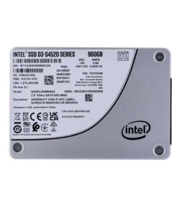SSD Solidigm (Intel) S4520 960GB SATA 2.5" SSDSC2KB960GZ01 (DWPD up to 3)