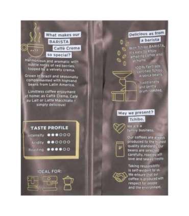 Tchibo Barista Caffe Crema bean coffee 1 kg