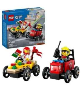 LEGO CITY 60458 Pizza vs. Fire Truck