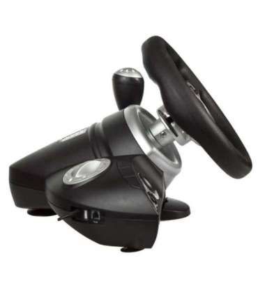 NanoRS RS700 Gaming Controller Black, Silver USB Steering wheel Analogue / Digital Android, PC, PlayStation 4,