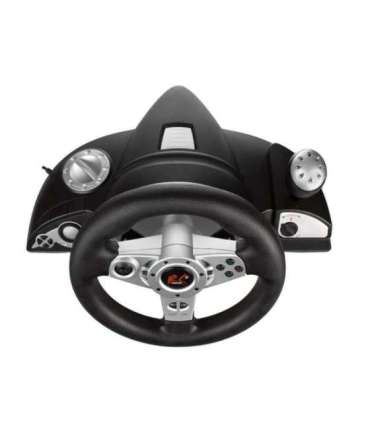 NanoRS RS700 Gaming Controller Black, Silver USB Steering wheel Analogue / Digital Android, PC, PlayStation 4,