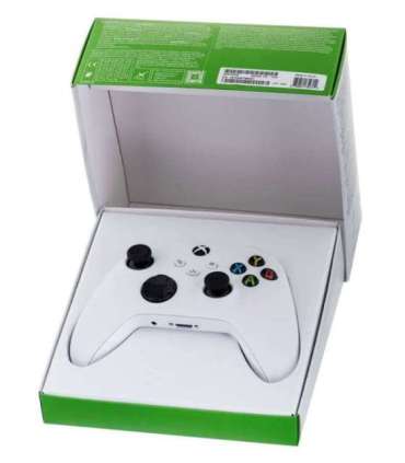 Microsoft Xbox Wireless Controller White Gamepad Xbox Series S,Xbox Series X,Xbox One,Xbox One S,Xbox One X Analogue /