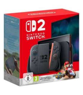 Nintendo Switch 2 + Mario Kart World portable game console 20.1 cm (7.9") 256 GB Touchscreen Wi-Fi Black