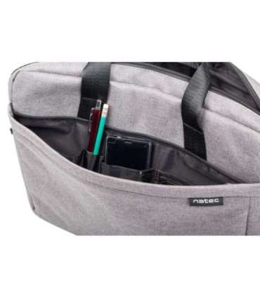 NATEC Mustela notebook bag 15.6’ grey