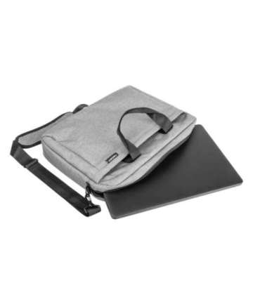 NATEC Mustela notebook bag 15.6’ grey