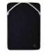 HP Reversible Protective 14.1-inch Silver Laptop Sleeve 14.1" Sleeve case Black