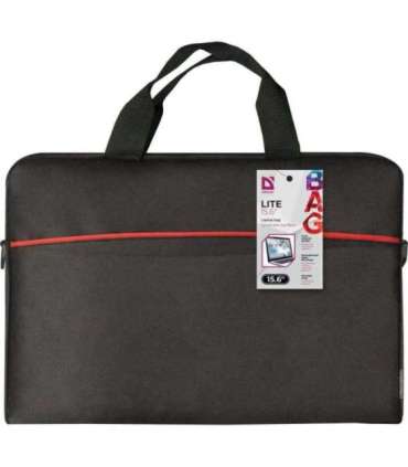 Defender Lite notebook case 39.6 cm (15.6") Briefcase Black