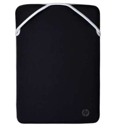 HP Reversible Protective 15.6-inch Silver Laptop Sleeve 15.6" Sleeve case Black, Silver