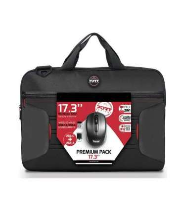 Port Designs PREMIUM PACK 43.9 cm (17.3") Cover Black