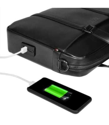 Port Designs Versailles II notebook case 35.6 cm (14") Briefcase Black