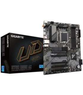 Gigabyte B760 DS3H AX Motherboard - Supports Intel Core 14th Gen CPUs, 8+2+1 Phases Digital VRM, up to 7600MHz DDR5