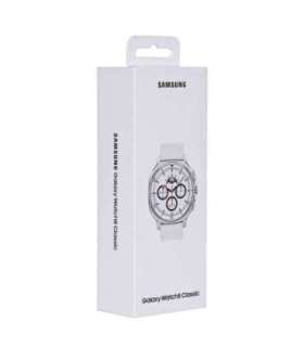 Samsung Galaxy Watch 8 Classic 3.3 cm (1.3") AMOLED 46 mm Digital 438 x 438 pixels Touchscreen 4G Silver Wi-Fi GPS